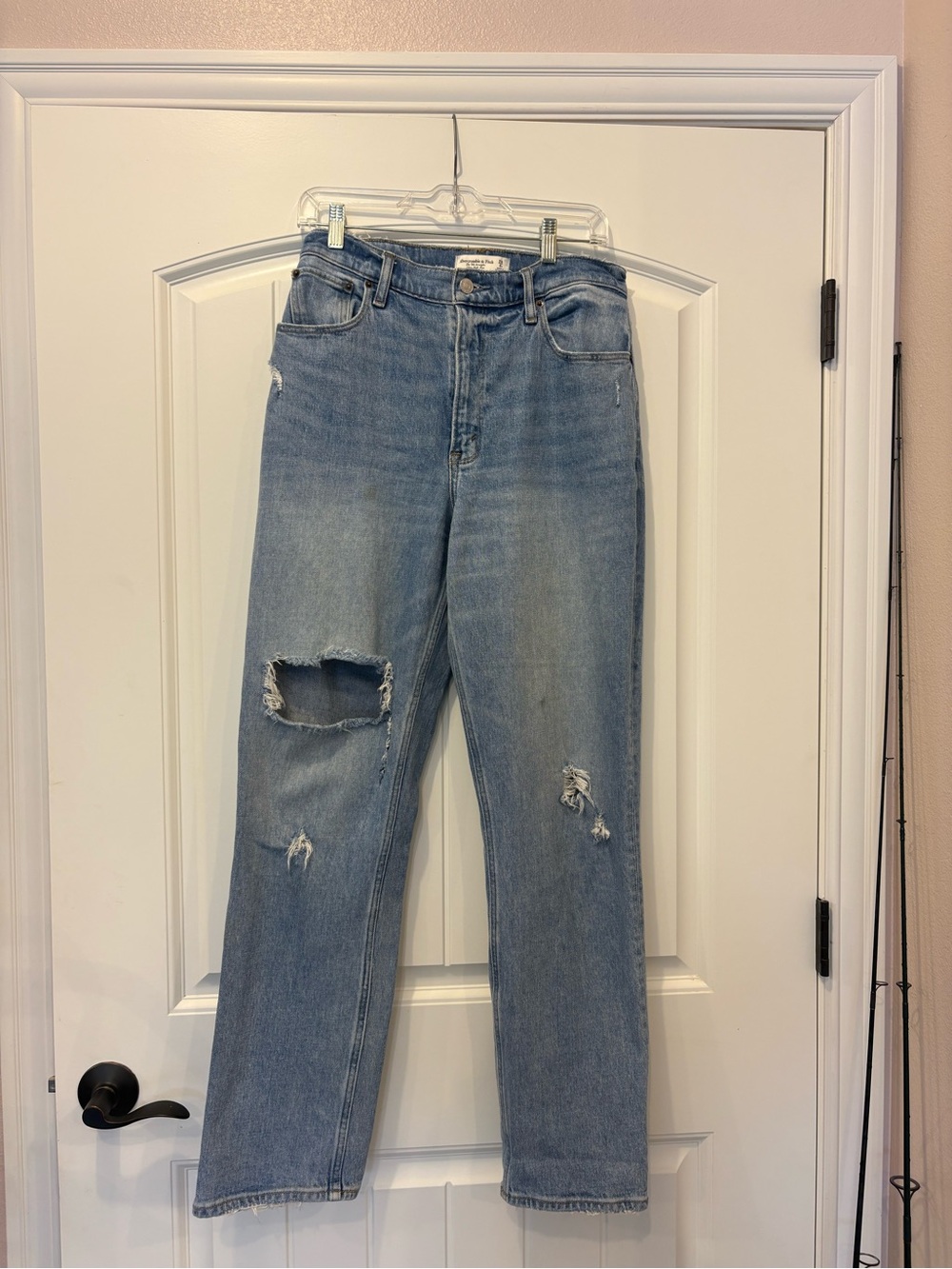 Abercrombie and fitch 90s straight ultra high rise jeans — curve love